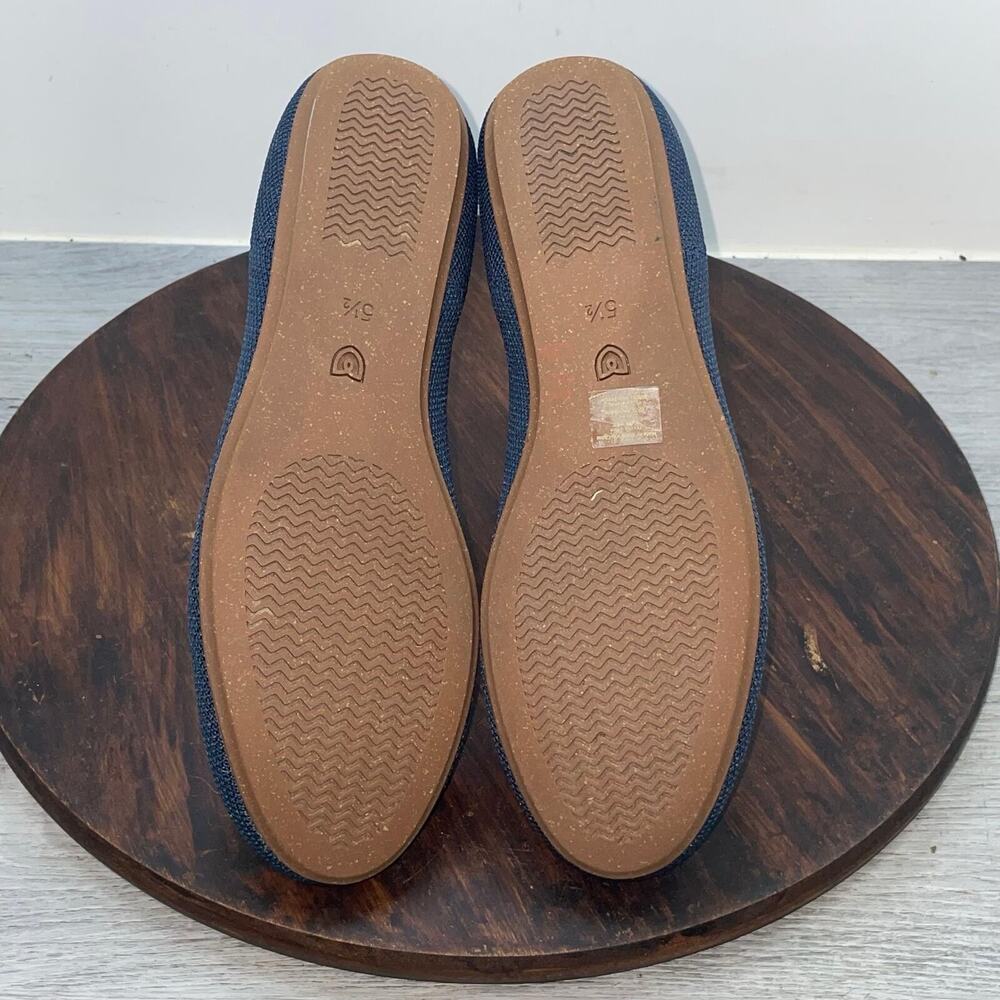 Rothys Womens The Flat Round Toe Size 5.5 Knit Slip On Shoes Comfort Work Casual - Picture 9 of 9